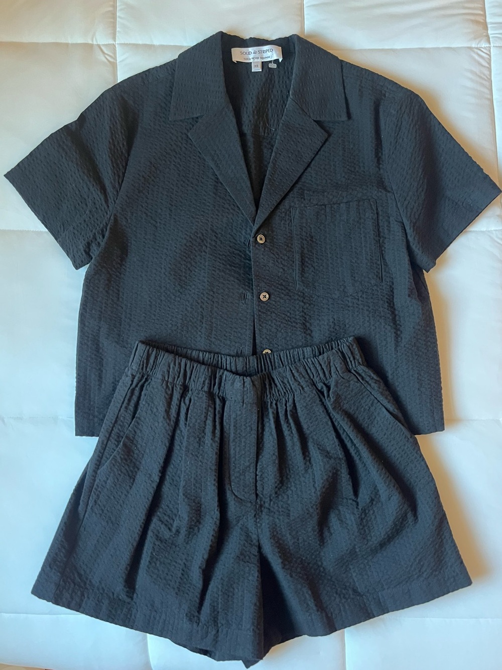 Solid & Striped Sofia Richie Grainge two piece set black